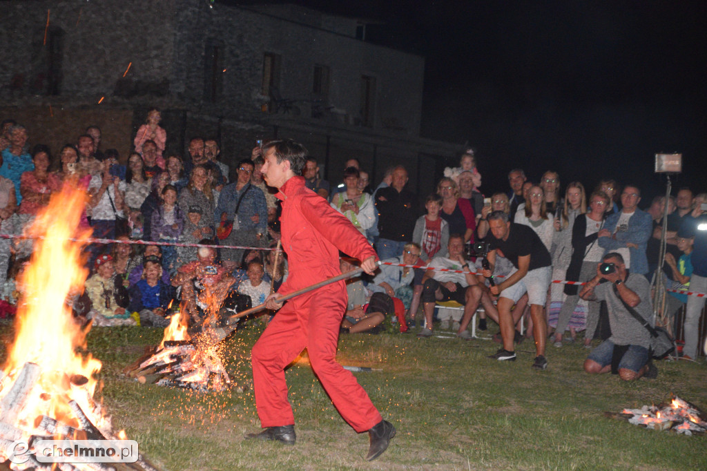 Efektowny pokaz Fire Show nad Jeziorem Starogrodzkim