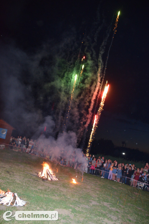 Efektowny pokaz Fire Show nad Jeziorem Starogrodzkim