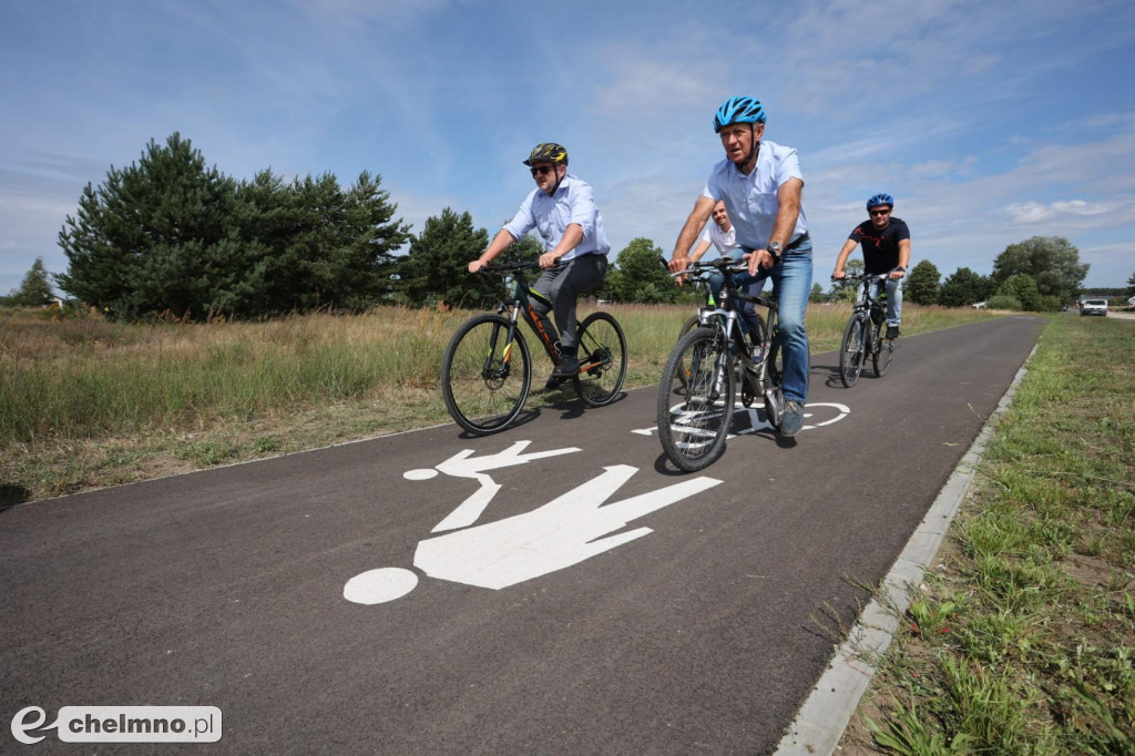 Nowa droga rowerowa w rejonie Grudziądza