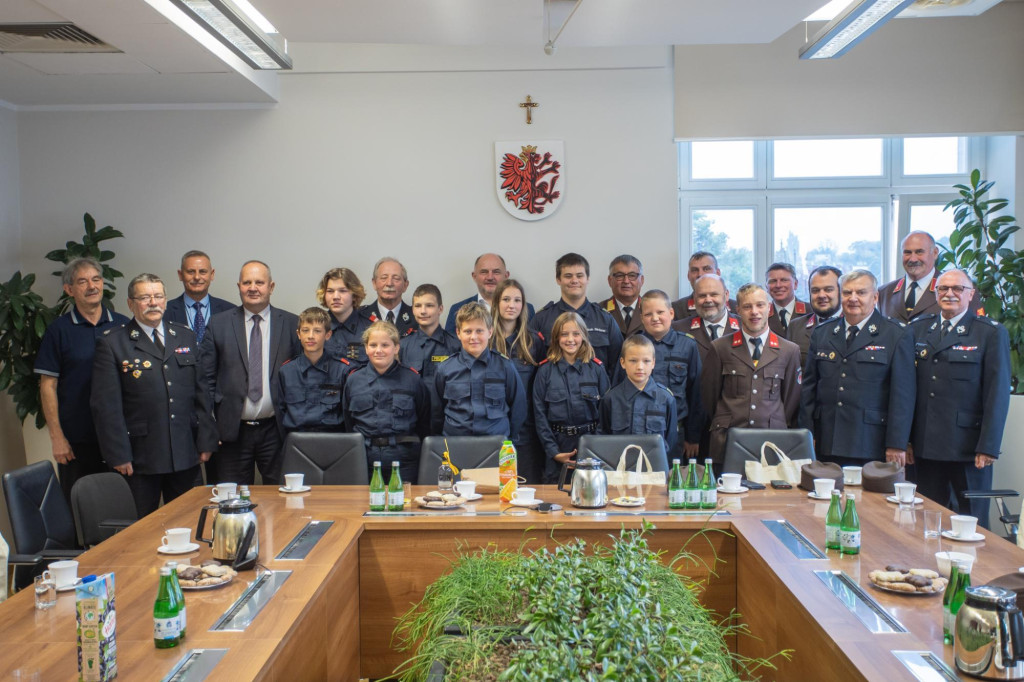 Gościliśmy młodych strażaków z Austrii
