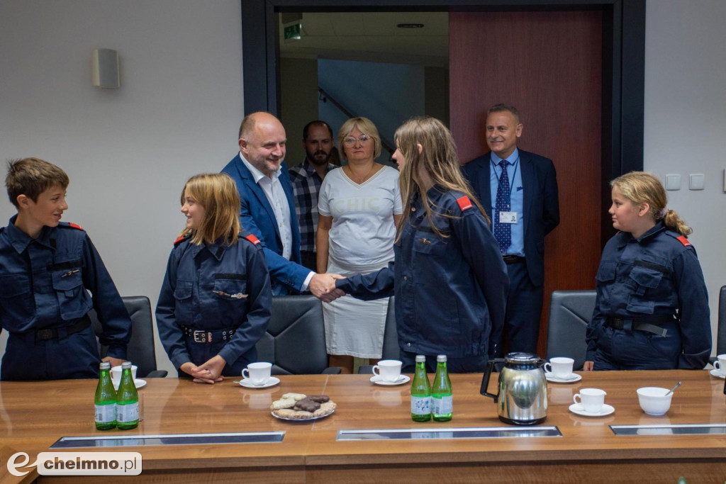 Gościliśmy młodych strażaków z Austrii