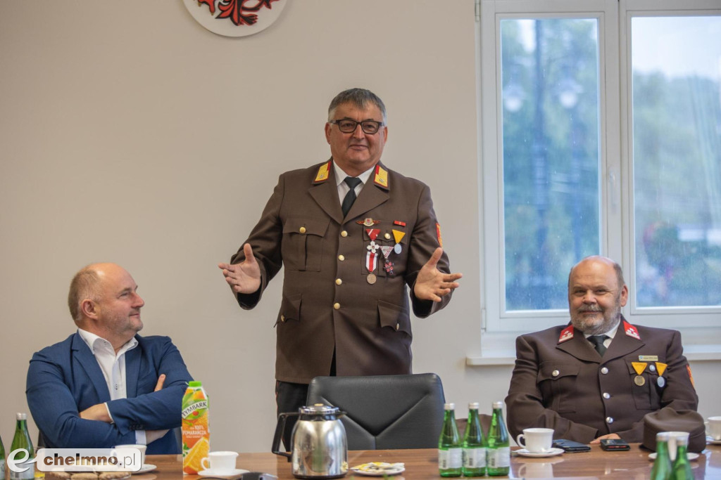 Gościliśmy młodych strażaków z Austrii