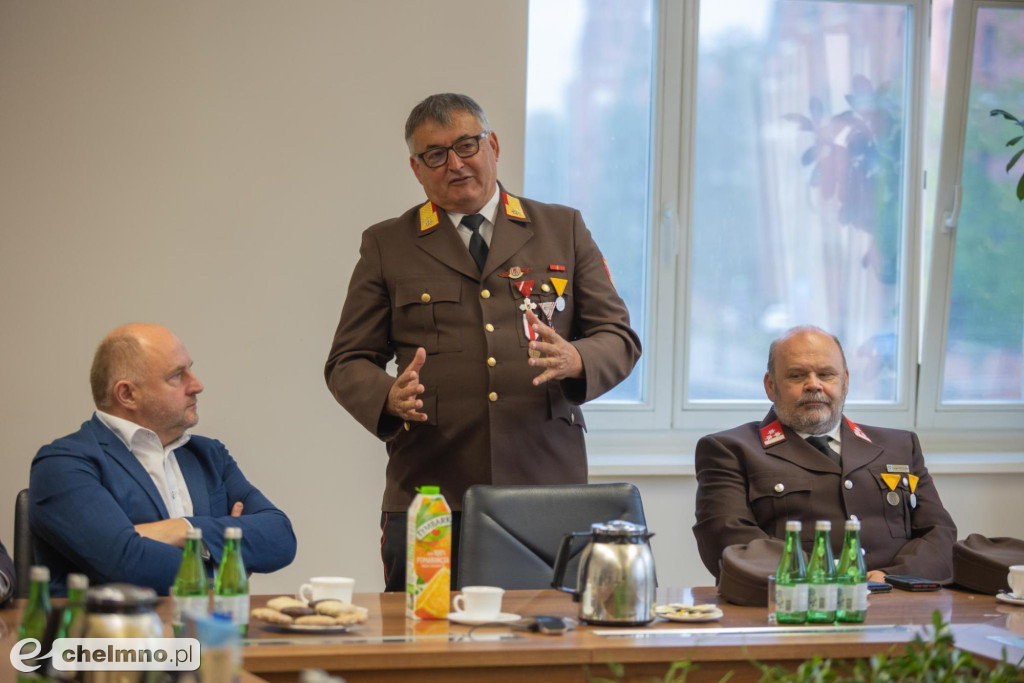 Gościliśmy młodych strażaków z Austrii
