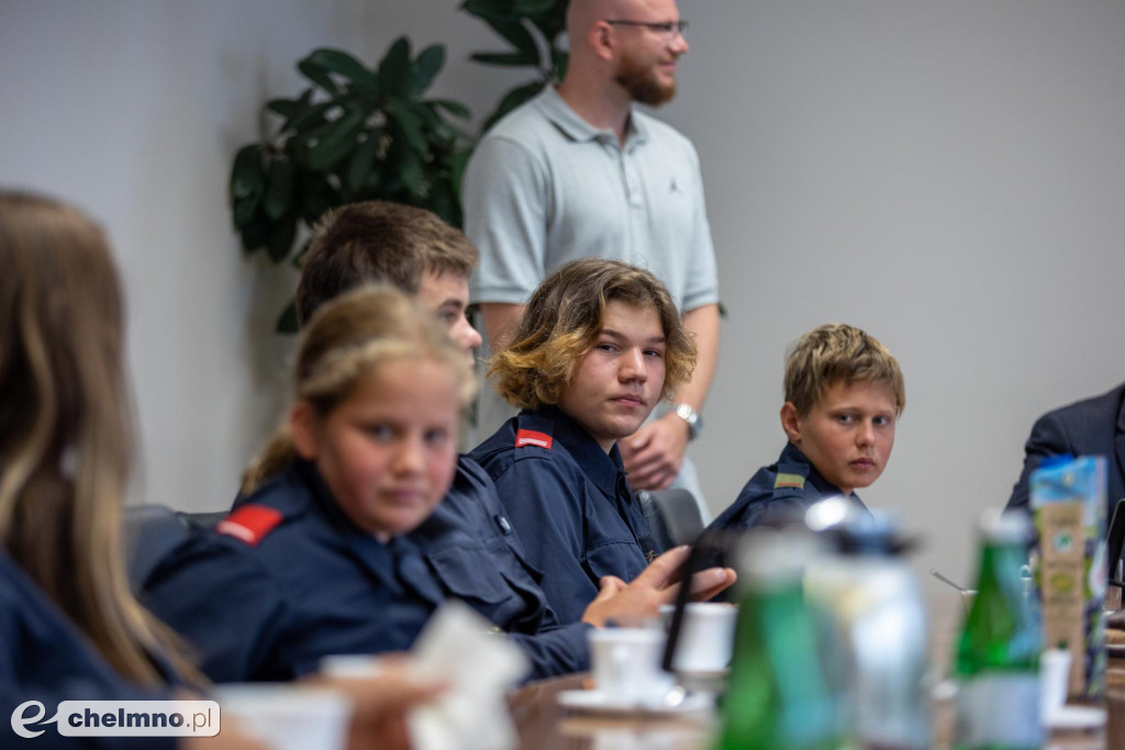 Gościliśmy młodych strażaków z Austrii