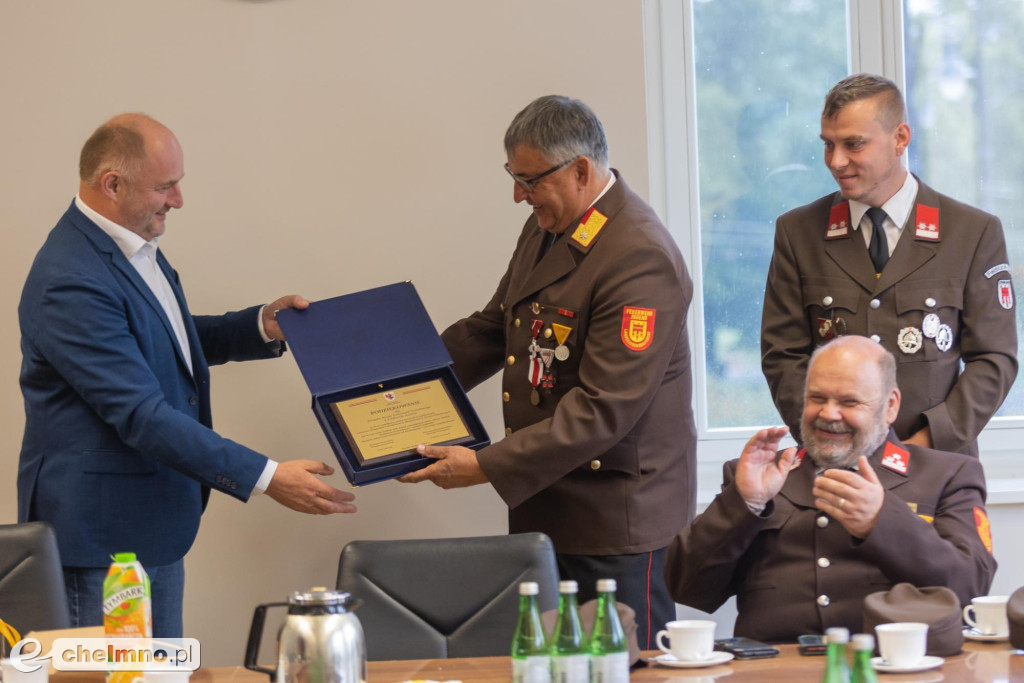 Gościliśmy młodych strażaków z Austrii