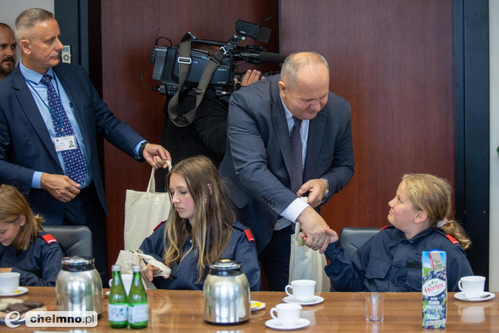 Gościliśmy młodych strażaków z Austrii