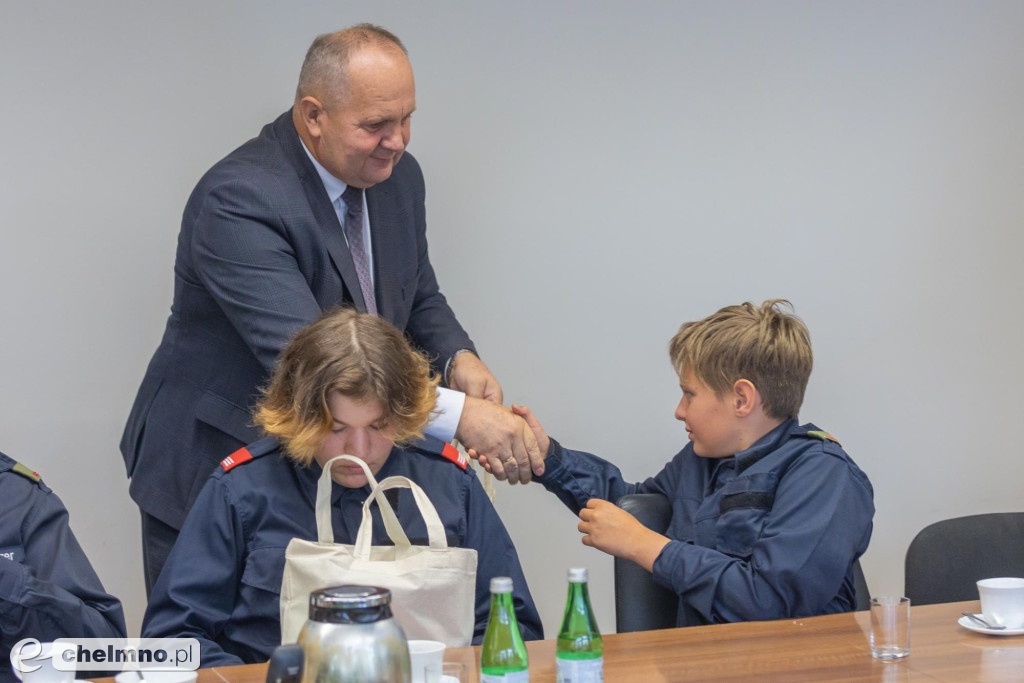 Gościliśmy młodych strażaków z Austrii