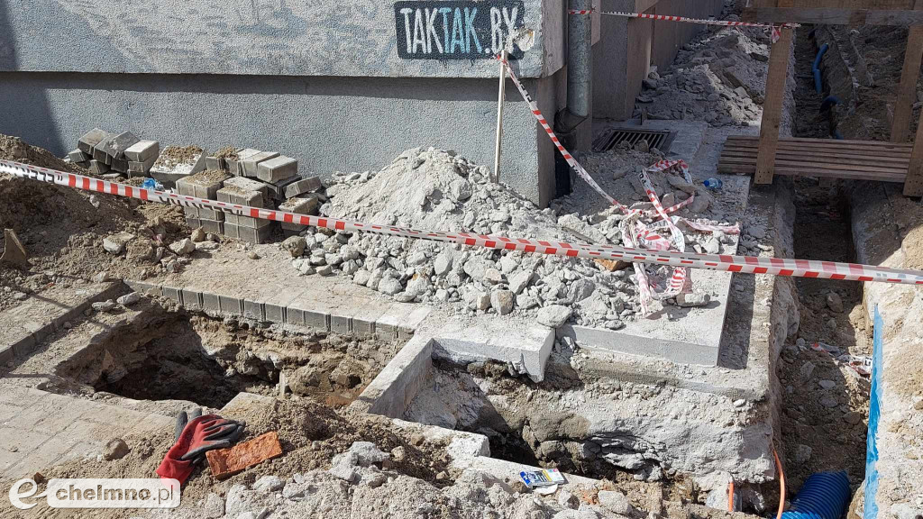 Ulica Wodna ponownie rozkopana. A było tak pięknie...