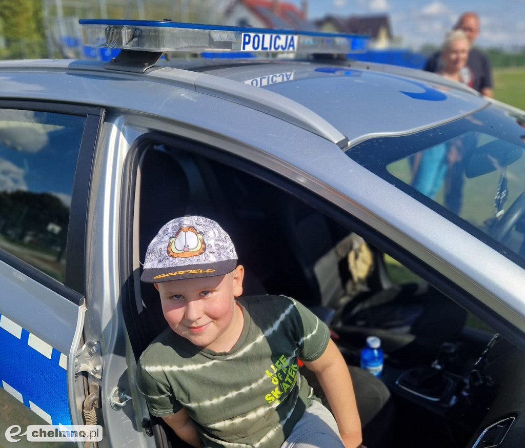 Policjanci uczestniczyli w pikniku rodzinnym w Brzozowie