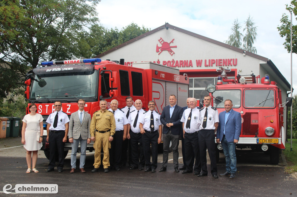 Uroczyste przekazanie sprzętu dla OSP w Lipienku