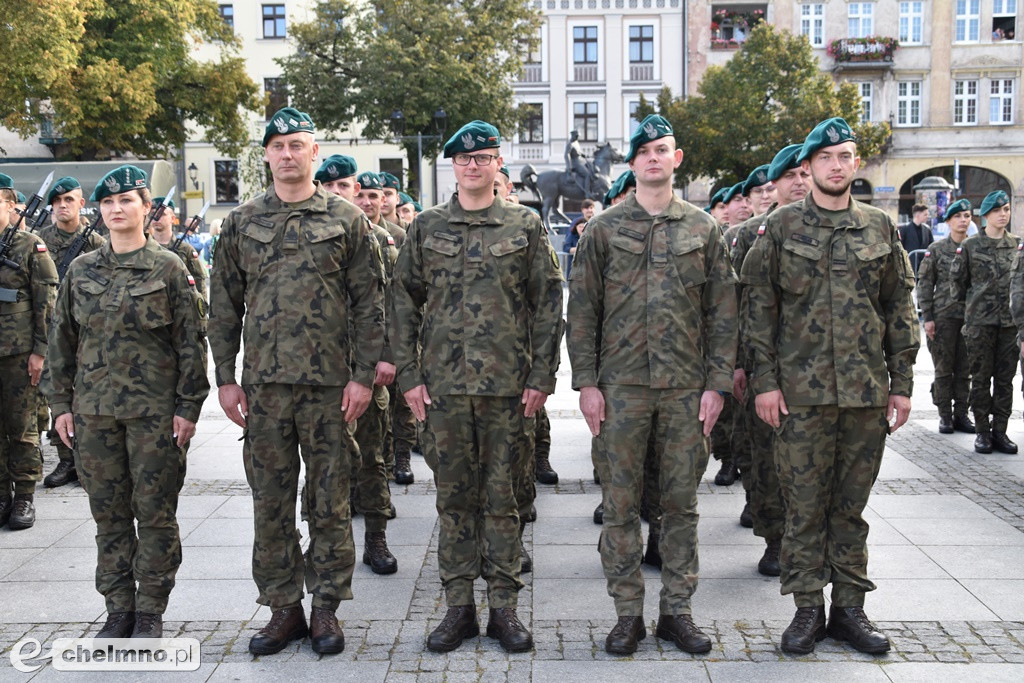 Uroczysta przysięga wojskowa żołnierzy 3. Pułku Saperów