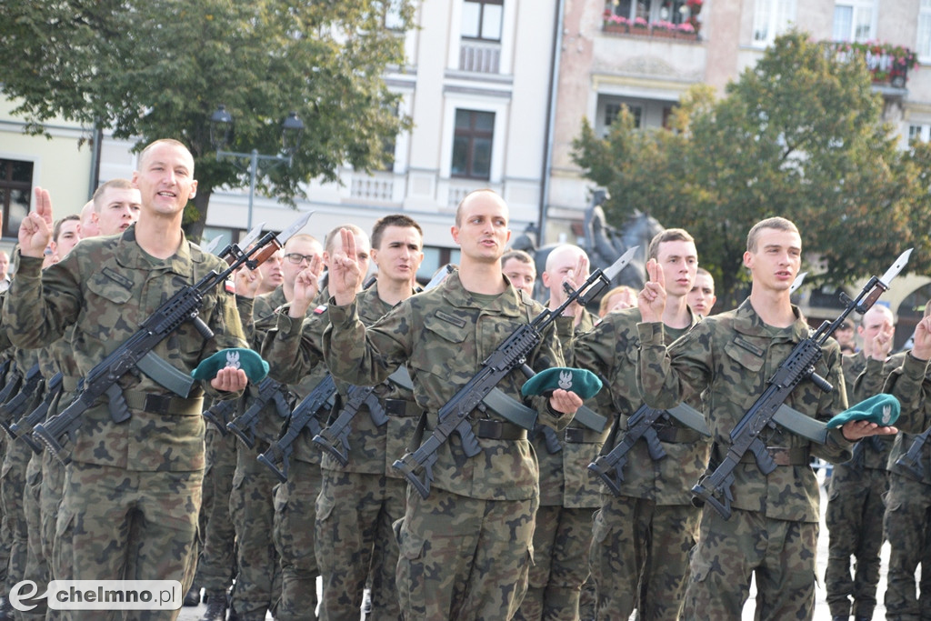 Uroczysta przysięga wojskowa żołnierzy 3. Pułku Saperów