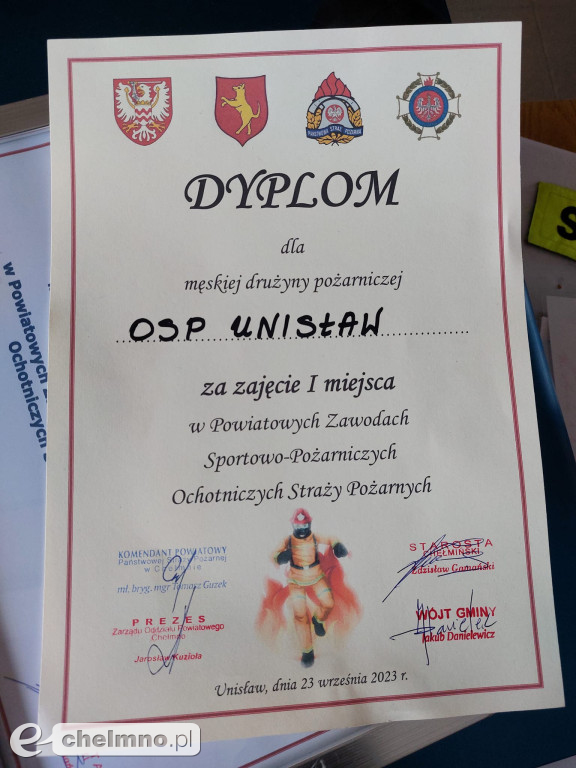 Powiatowe Zawody Sportowo-Pożarnicze OSP – Unisław 2023