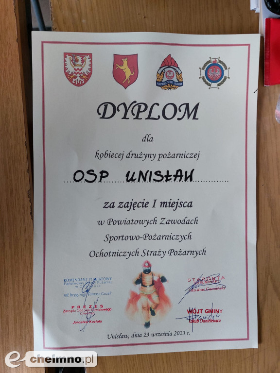 Powiatowe Zawody Sportowo-Pożarnicze OSP – Unisław 2023