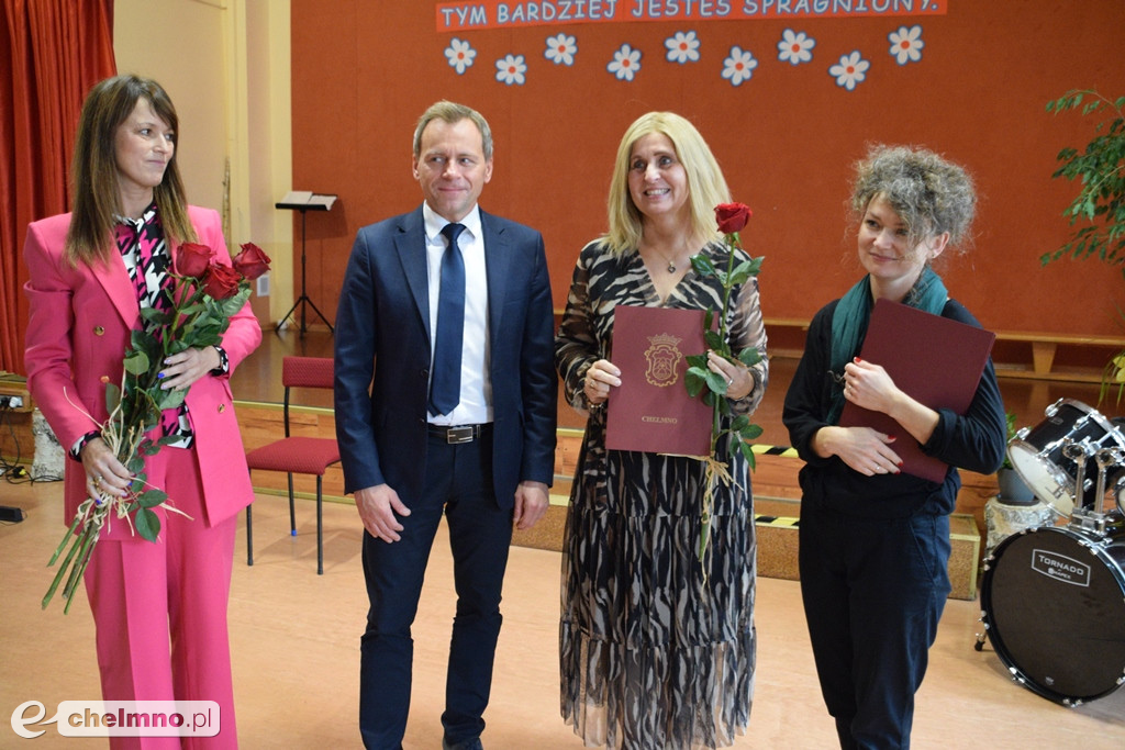 Oto wyróżnieni przez Burmistrza Nauczyciele i Dyrektorzy
