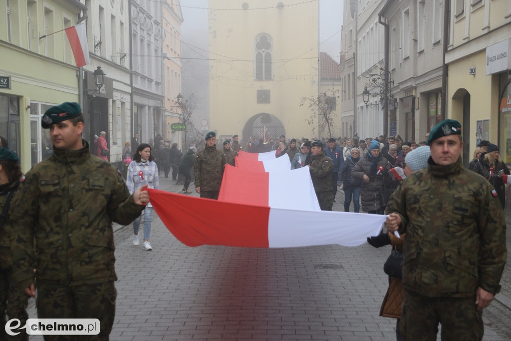 Patriotyczne uroczystości na chełmińskim Rynku
