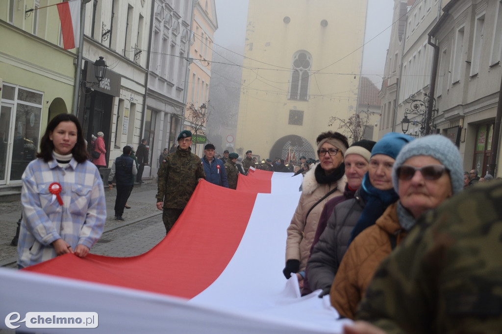 Patriotyczne uroczystości na chełmińskim Rynku