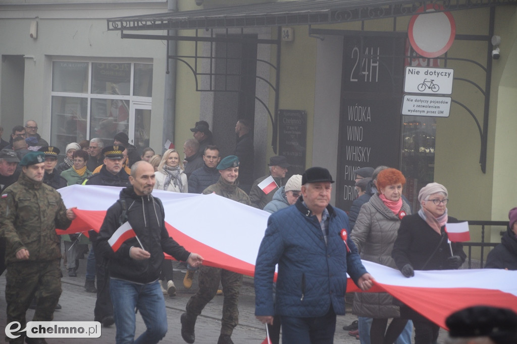 Patriotyczne uroczystości na chełmińskim Rynku