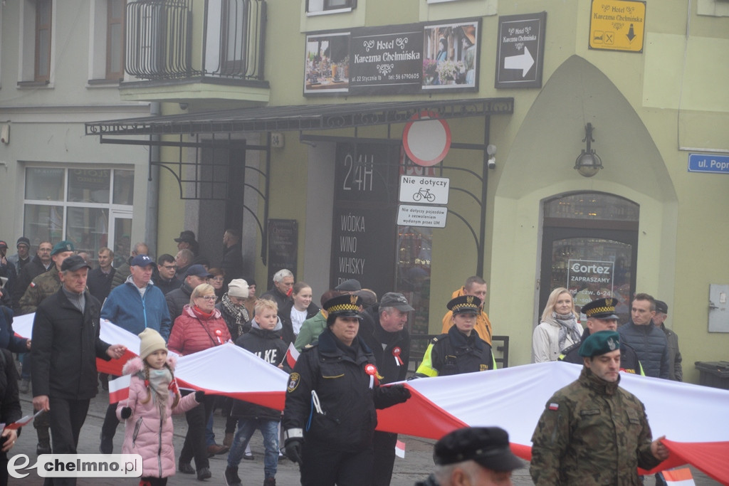 Patriotyczne uroczystości na chełmińskim Rynku
