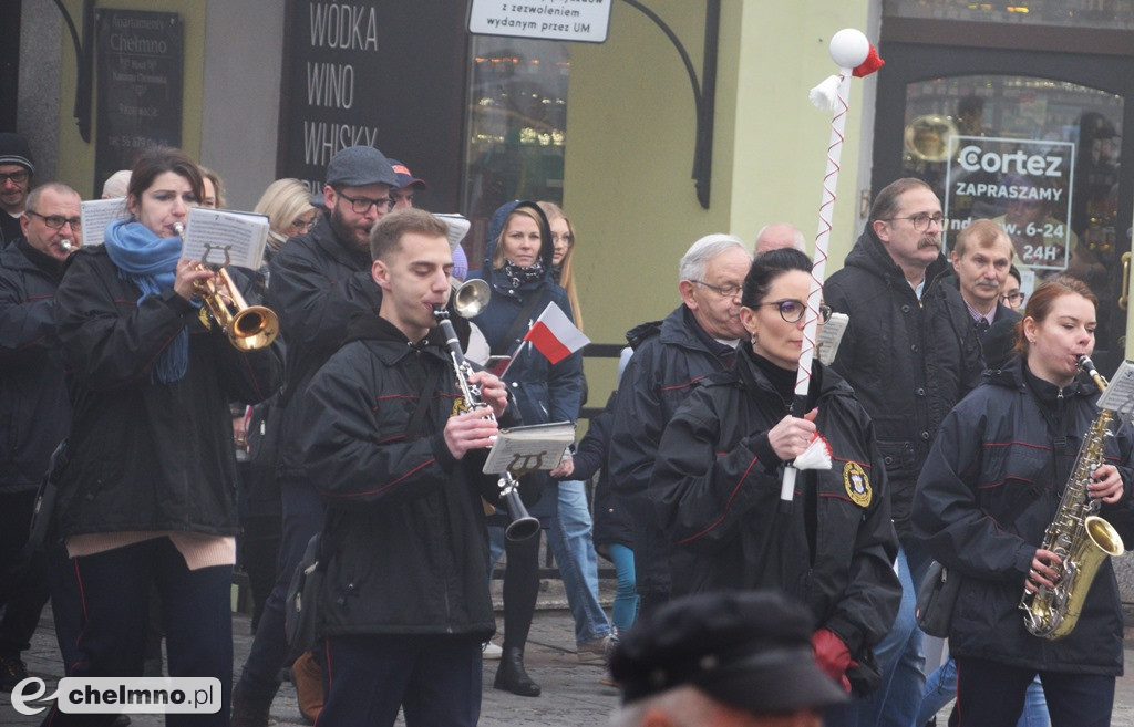 Patriotyczne uroczystości na chełmińskim Rynku