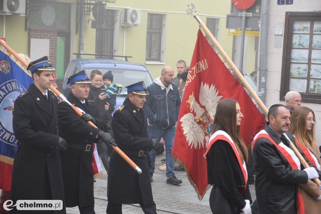 Patriotyczne uroczystości na chełmińskim Rynku