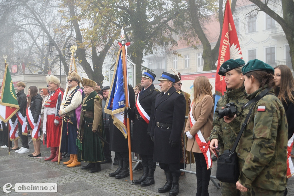 Patriotyczne uroczystości na chełmińskim Rynku