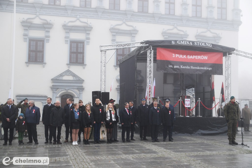 Patriotyczne uroczystości na chełmińskim Rynku