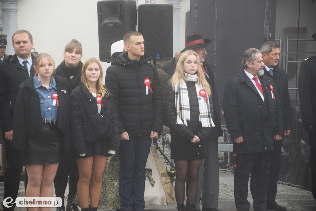 Patriotyczne uroczystości na chełmińskim Rynku