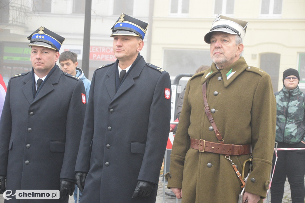 Patriotyczne uroczystości na chełmińskim Rynku