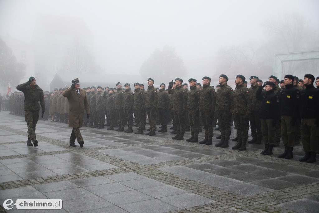 Patriotyczne uroczystości na chełmińskim Rynku