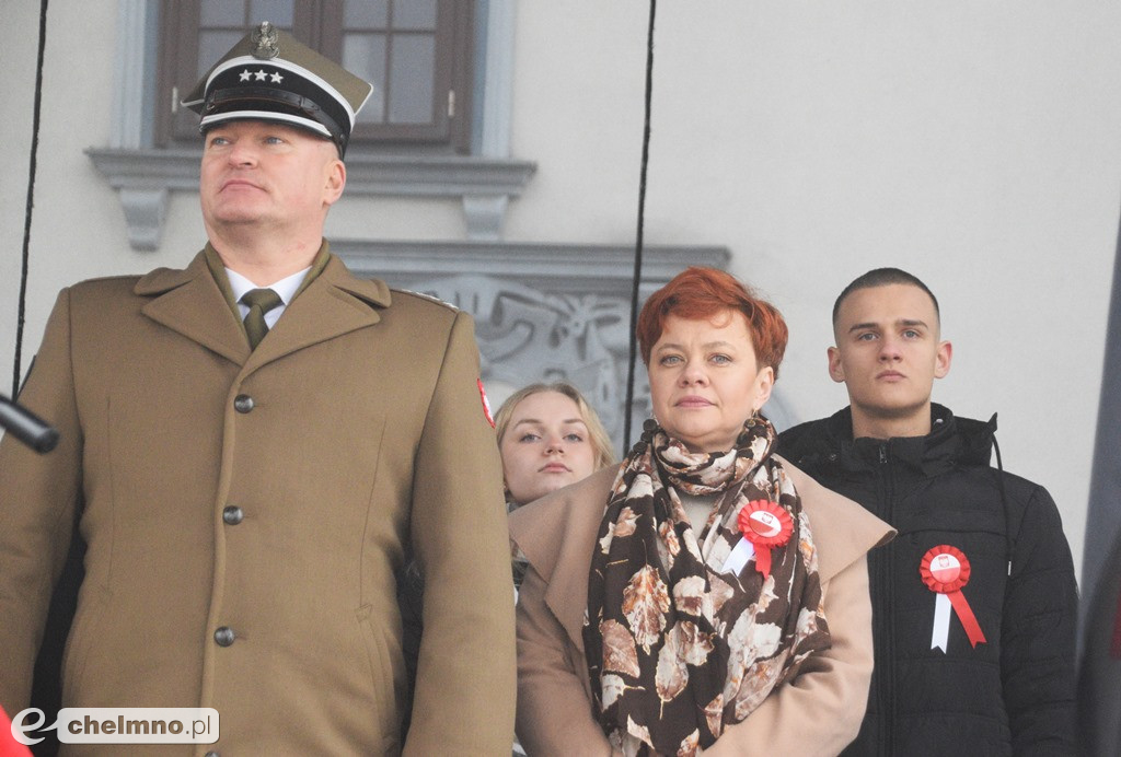 Patriotyczne uroczystości na chełmińskim Rynku