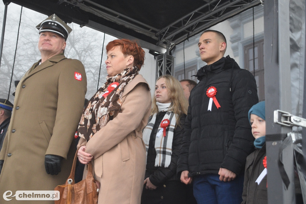 Patriotyczne uroczystości na chełmińskim Rynku
