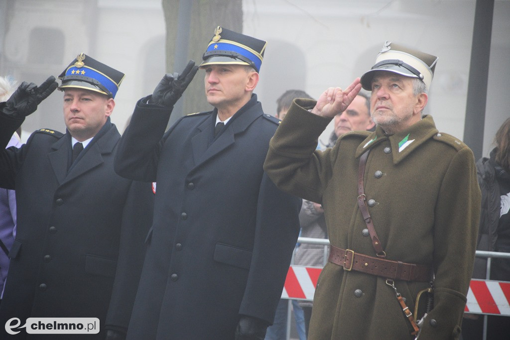 Patriotyczne uroczystości na chełmińskim Rynku