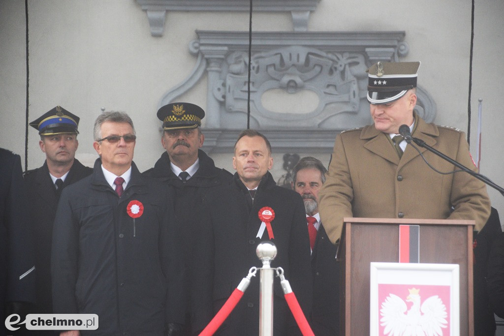 Patriotyczne uroczystości na chełmińskim Rynku