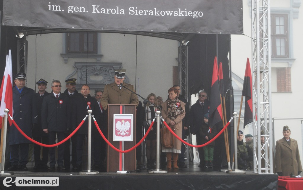 Patriotyczne uroczystości na chełmińskim Rynku