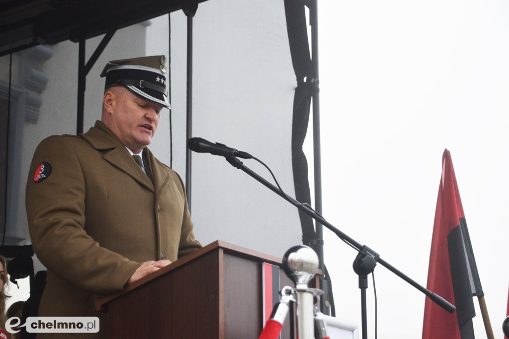 Patriotyczne uroczystości na chełmińskim Rynku
