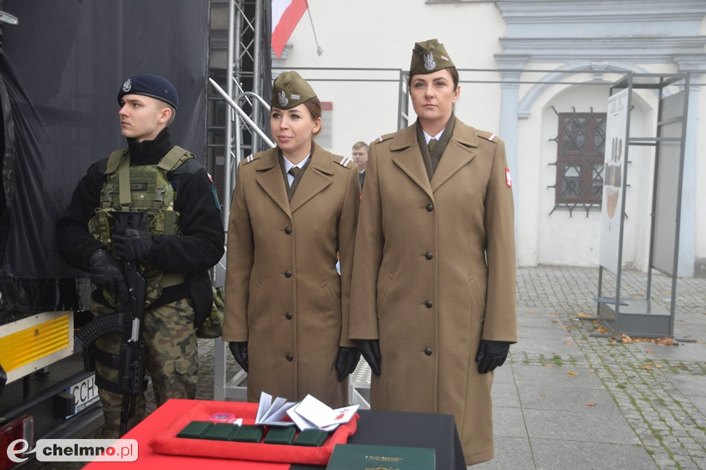 Patriotyczne uroczystości na chełmińskim Rynku
