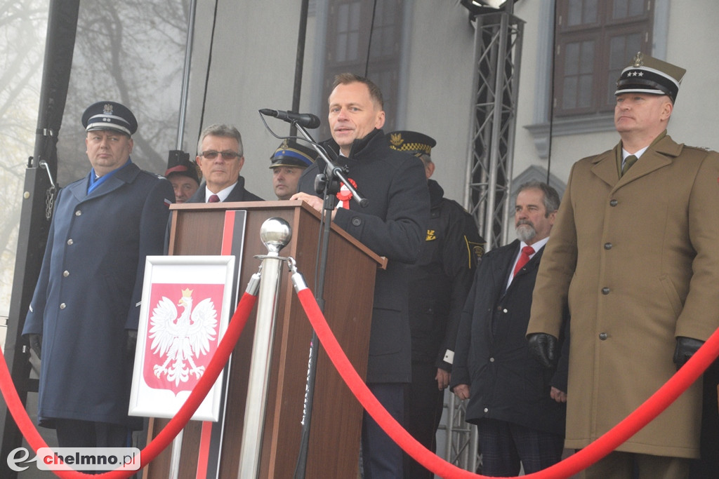 Patriotyczne uroczystości na chełmińskim Rynku