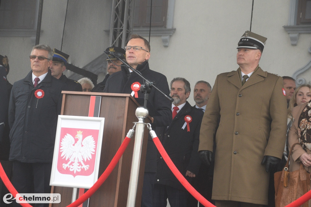 Patriotyczne uroczystości na chełmińskim Rynku