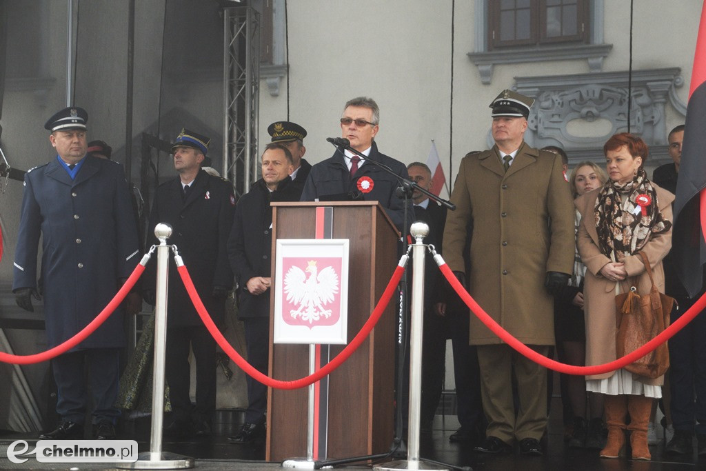 Patriotyczne uroczystości na chełmińskim Rynku