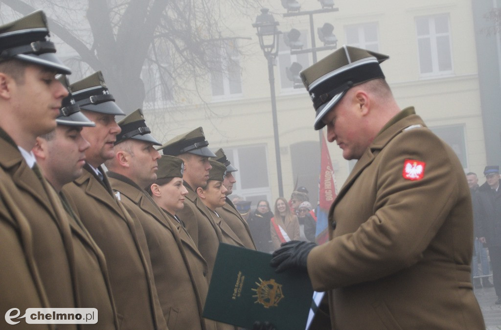 Patriotyczne uroczystości na chełmińskim Rynku