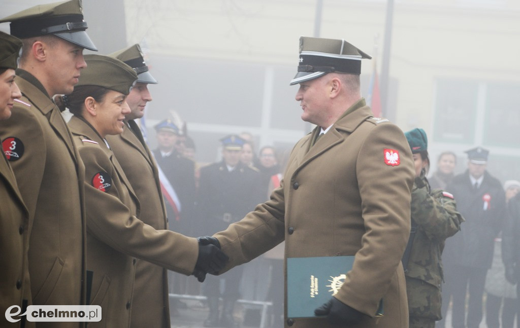 Patriotyczne uroczystości na chełmińskim Rynku
