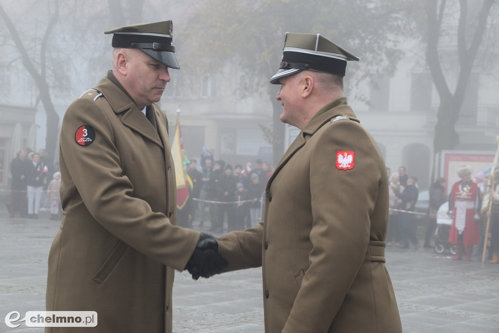 Patriotyczne uroczystości na chełmińskim Rynku
