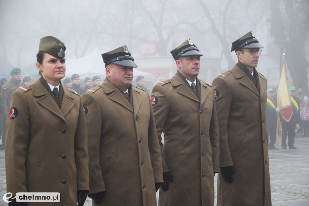 Patriotyczne uroczystości na chełmińskim Rynku