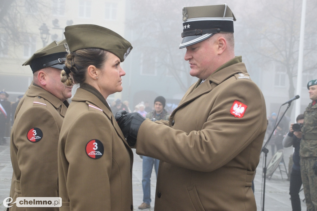 Patriotyczne uroczystości na chełmińskim Rynku