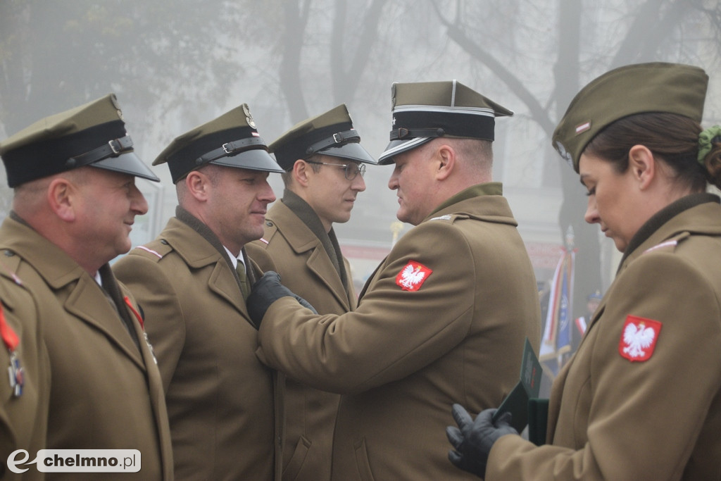 Patriotyczne uroczystości na chełmińskim Rynku