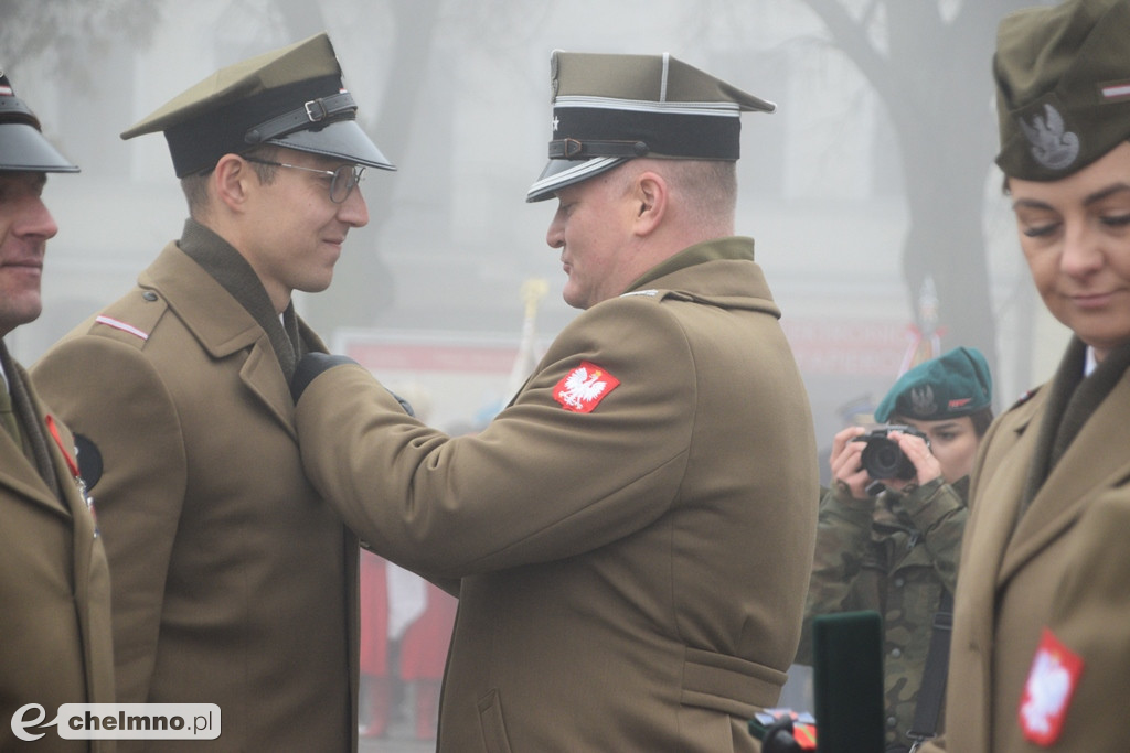 Patriotyczne uroczystości na chełmińskim Rynku