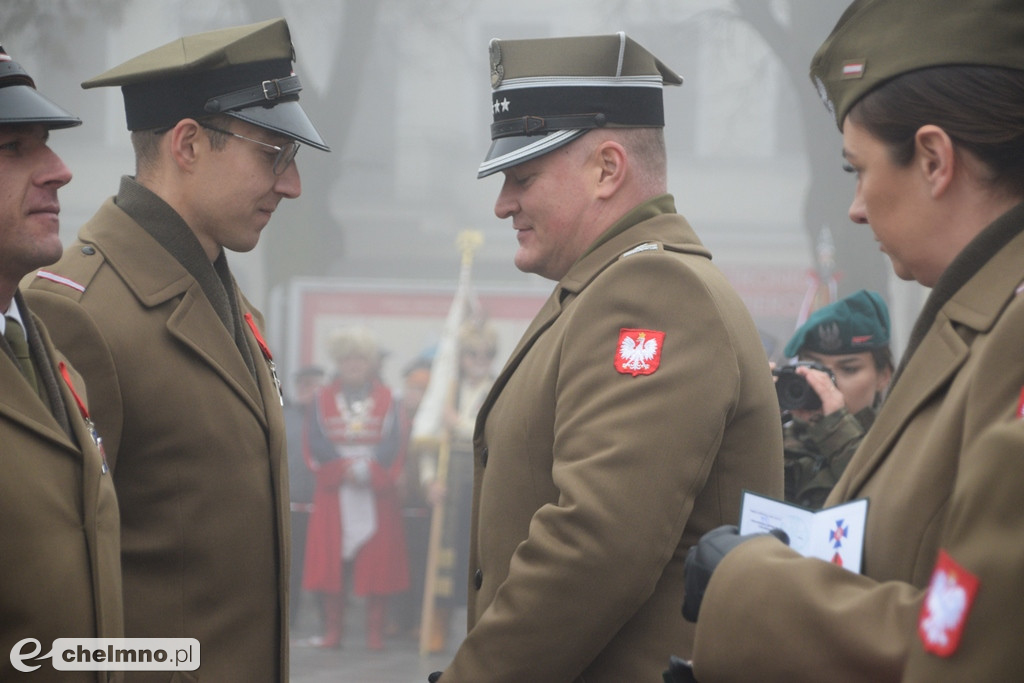 Patriotyczne uroczystości na chełmińskim Rynku