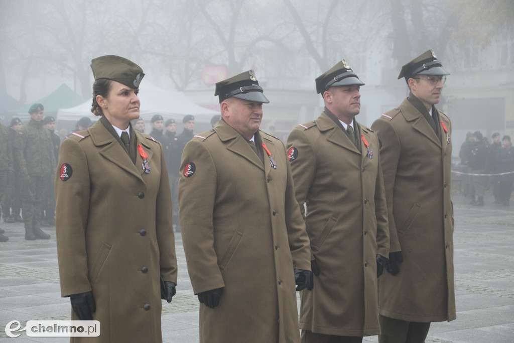 Patriotyczne uroczystości na chełmińskim Rynku