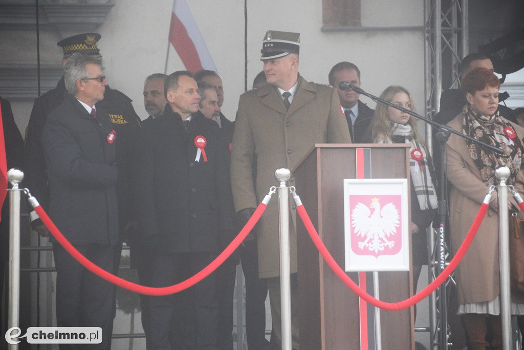 Patriotyczne uroczystości na chełmińskim Rynku